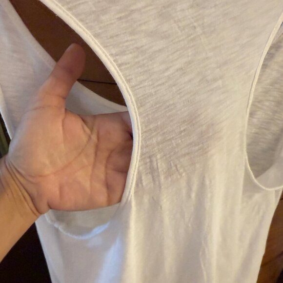 🤍 Velvet by Graham & Spencer White Semi-sheer Beach Pool Cover-up Size S/XS - Picture 6 of 6